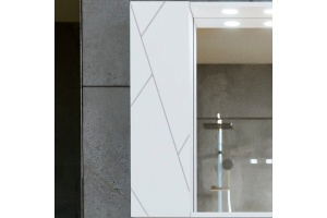 Подвесной шкаф Бриклаер Кристалл 20 белый (4627125416040)