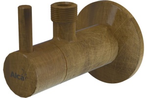 Вентиль угловой с фильтром 12х38, ARV001, бронза