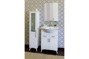 Зеркало-шкаф Sanflor Глория 65 R, белый - 3