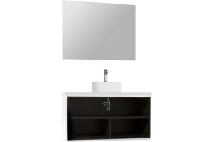 Тумба с раковиной Акватон Брук 100 открытая, дуб феррара - 2