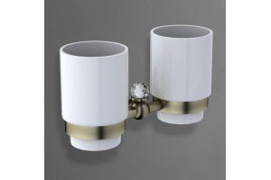 Стакан Art&Max Antic Crystal двойной AM-E-2688SJ-Br - 2