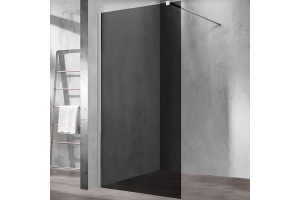 Душевая перегородка Vincea Walk-In 120х200 хром стекло тонированное