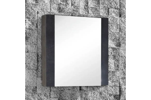 Зеркало-шкаф Onika Стоун 70 ателье темное (207034) - 2