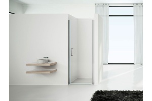 Душевая дверь в нишу Vincea Orta VPP-1O800CL 80 см, хром, стекло прозрачное - 2