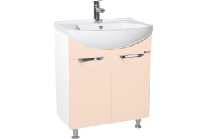 Тумба с раковиной Bellezza Альфа 65 бежевая