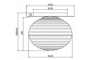 Накладной светильник Maytoni Reels MOD268CL-01G - 3