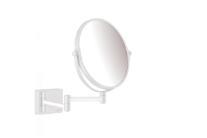 Косметическое зеркало Hansgrohe AddStoris белый матовый 