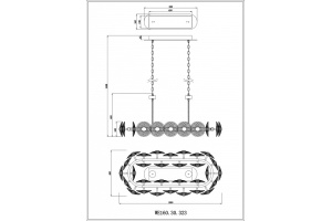 Подвесной светильник Wertmark Pamela WE160.30.323 - 2