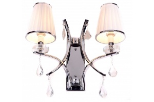 Бра LUMINA DECO Glamour LDW 66247-2 WT+CHR - 2