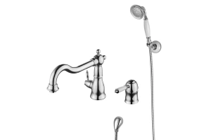 Смеситель Lemark Villa LM4847C для ванны встраиваемый, на 2 отверстия, с аксессуарами, хром