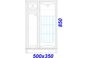 Тумба Aqwella Барселона H5/1/К - 2