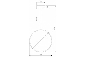 Подвесной светильник Eurosvet Element 90281/1 бронза - 3