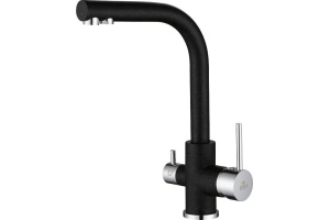  кухни Смеситель для кухни Paulmark Essen черный матовый