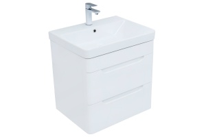 Тумба с раковиной Allen Brau Aquanet София 60 белый глянец - 3