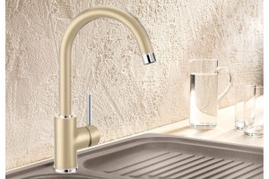 Смеситель для кухонной мойки Blanco Mida бежевый (524206) - 2