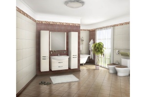 Комплект мебели подвесной Aquaton Ария М 80 белый - 2