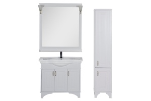 Зеркало Aquanet Валенса 100 белое - 2