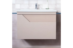 Тумба для комплекта Бриклаер Брайтон 80 подвесная, глиняный серый