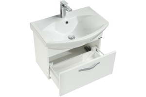 Тумба с раковиной подвесная Aquaton Ария 65 белый - 3