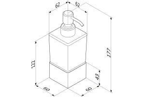 Дозатор STWORKI Стокгольм HASG31900 - 3