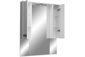 Зеркало-шкаф Stella Polar Фиора 80 с подсветкой белый - 2