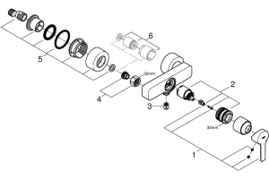 Смеситель Grohe Lineare New 33865DC1 для душа - 3
