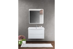 Комплект мебели BelBagno Marino-Cer 90 белый матовый