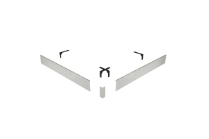 Экран для поддона RGW Acryl N/ST-01 W 100х100 белый