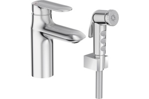 Смеситель Jacob Delafon Kumin E99465-CP для раковины с гигиеническим душем