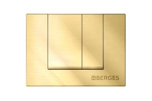 Кнопка смыва Berges Novum золото глянцевое