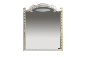 Зеркало Misty Элис 100 белое с золотом