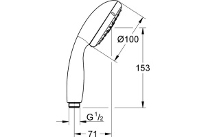 Душевая лейка Grohe Tempesta New 28261002 - 2