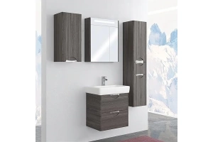 Тумба под раковину Aquaton Сильва 60 темное дерево - 3