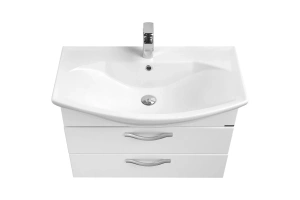 Тумба под раковину подвесная Aquaton Ария М 80 белый