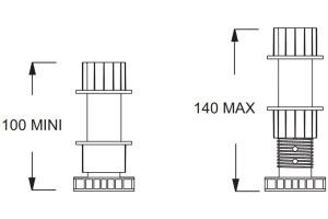 Ножки для душевого поддона Jacob Delafon Flight E62503 luxe - 2