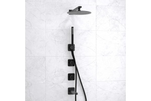 A5251.300.301.219.258.302.242.217 Встраиваемый комплект для ванны с верхней душевой насадкой, лейкой - 2