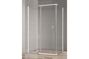 Душевой угол Royal Bath HPVD 110х80 профиль белый стекло прозрачное