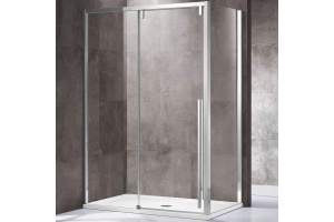 Душевой уголок Vincea Lugano 120х80 хром стекло прозрачное