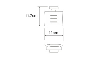 Мыльница Wasserkraft Rhin никель - 3