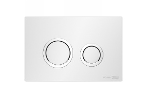 Смывной бачок скрытого монтажа Wasserkraft Aller кнопка смыва белый - 2