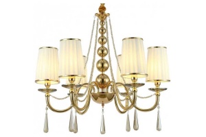 Подвесная люстра LUMINA DECO Fabione LDP 1200-6 F.GD