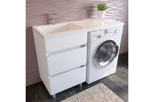 Тумба под раковину напольная Stella Polar Корделия 50 белая - 2