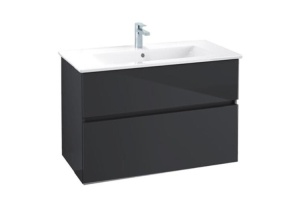 Тумба под раковину Villeroy&Boch Verity Line 75.5 черная матовая