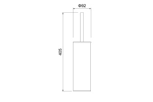 Ершик для туалета Timo Saona напольный (13161/03) - 2