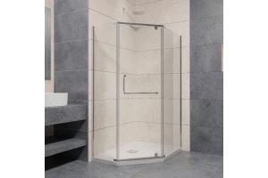 Душевой уголок RGW Passage PA-091 80х100 профиль хром стекло прозрачное