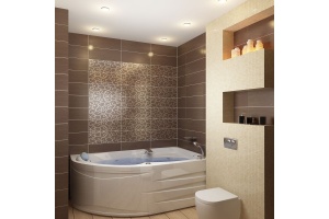 Акриловая ванна 1MarKa Diana R 170x105 - 3