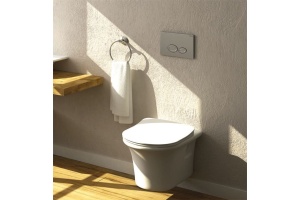 Кнопка смыва Creavit Drop, хром глянцевый - 2