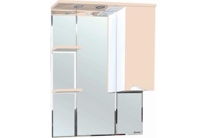 Зеркало-шкаф Bellezza Эйфория 80 R бежевый