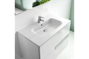 Тумба для комплекта Roca Victoria Nord Ice Edition 80 белая - 3