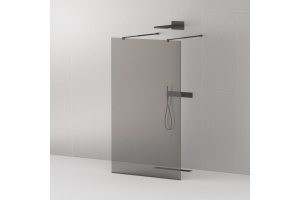 Душевая перегородка Cezares Liberta-L-2-110-GR-NERO